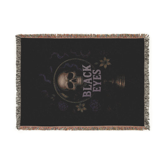 BlackEyes Woven throw