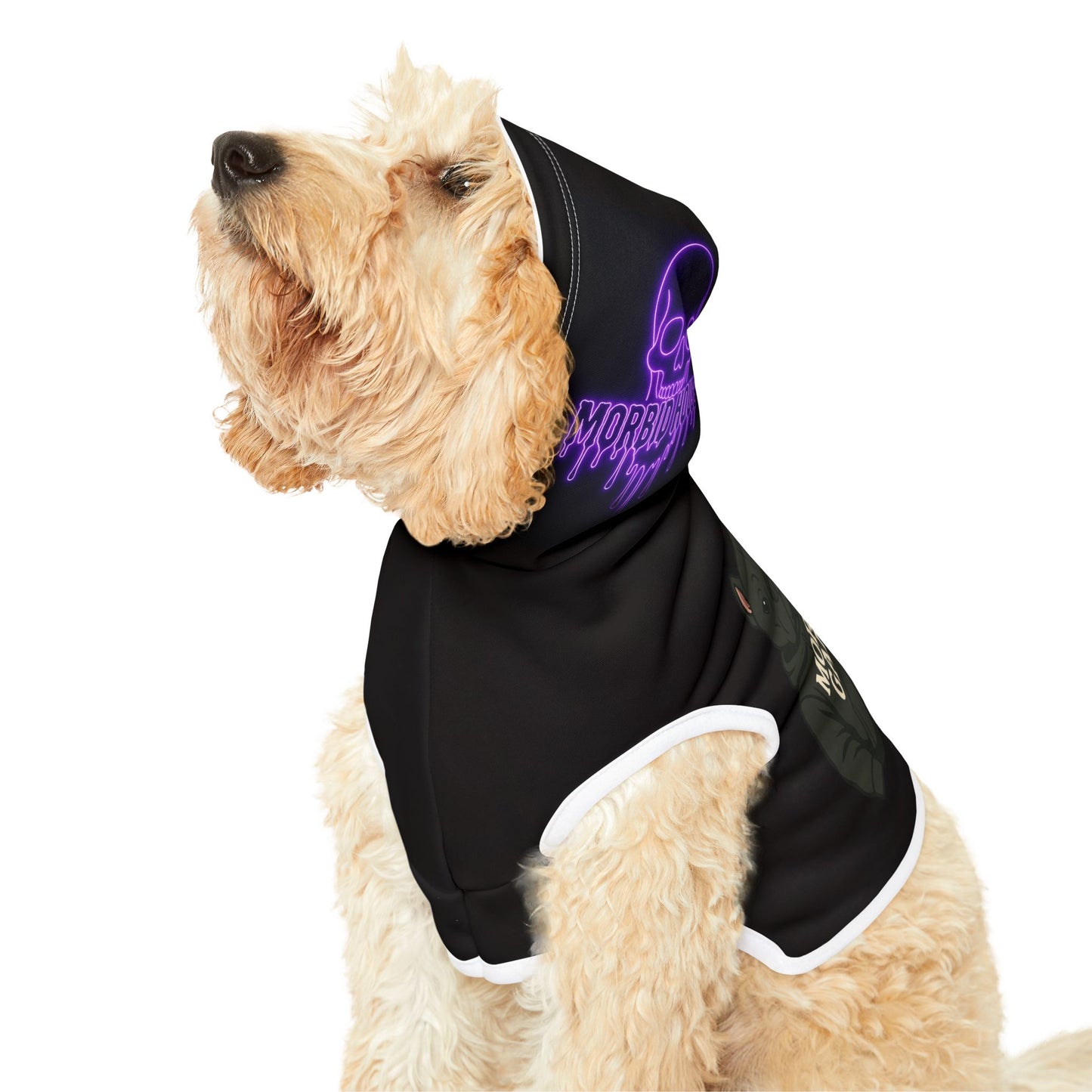 Pet Hoodie with 'Morbid Gang' Design
