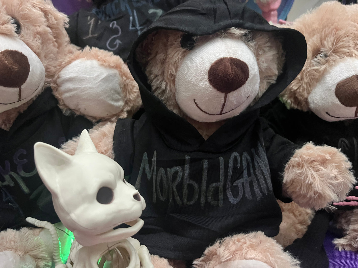 Autographed hand designed BlackEye Bears with Hoodies limited to 12