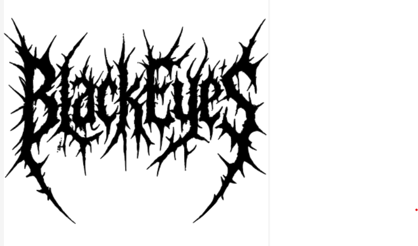 Black Eyes DeathMetal Vinyl Decal