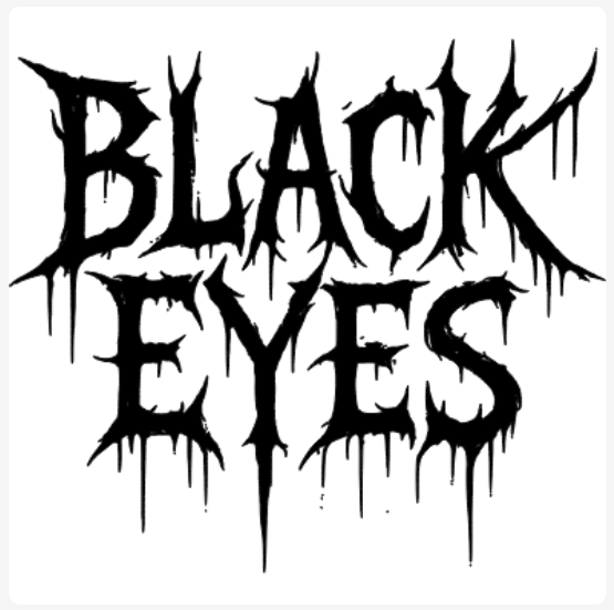 Black Eyes dripping Vinyl Decal
