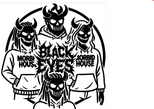 Black Eyes Four Demons Vinyl Decal