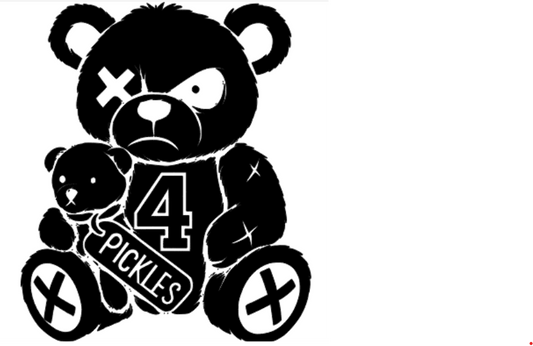Black Eyes FOUR Bear Vinyl Decal