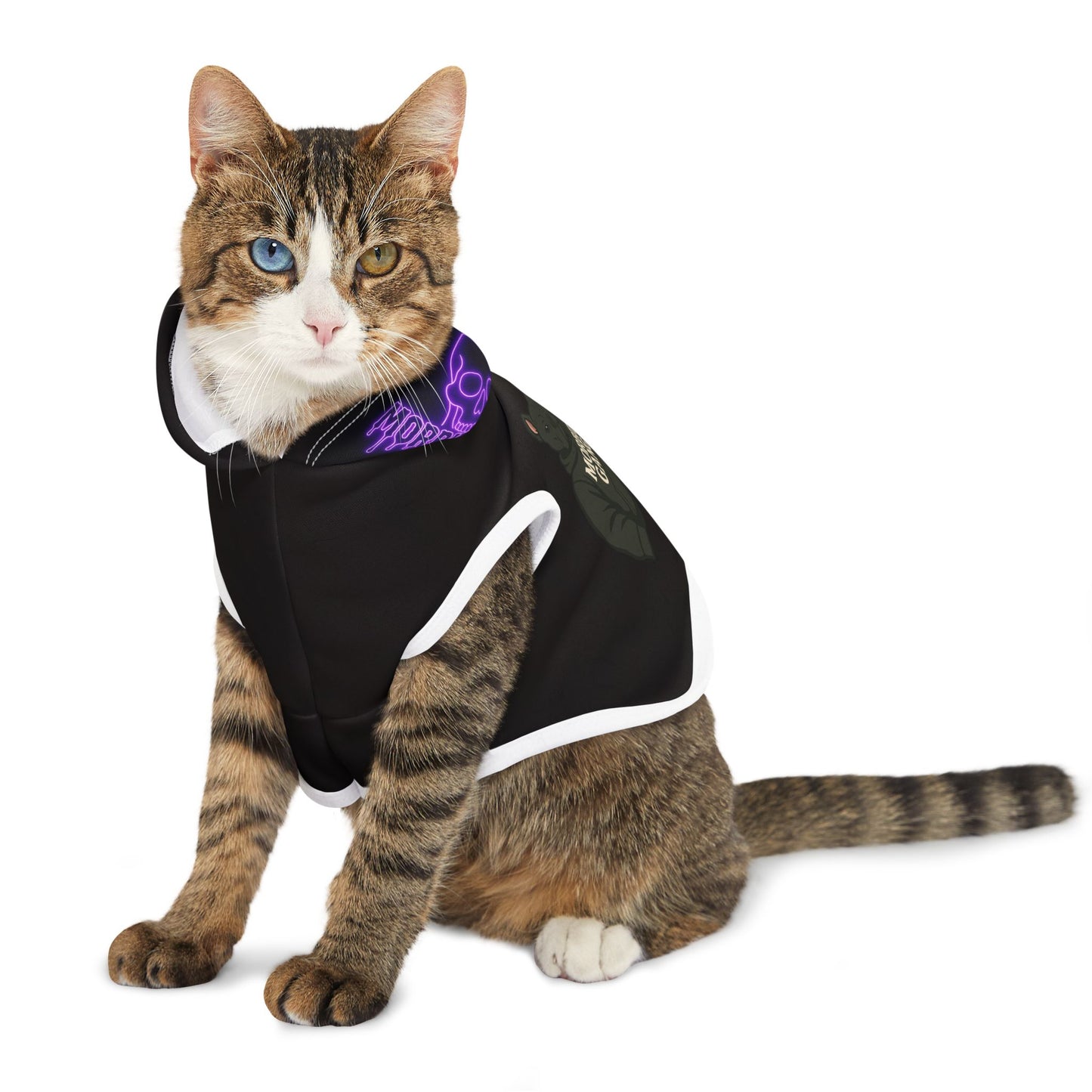 Pet Hoodie with 'Morbid Gang' Design