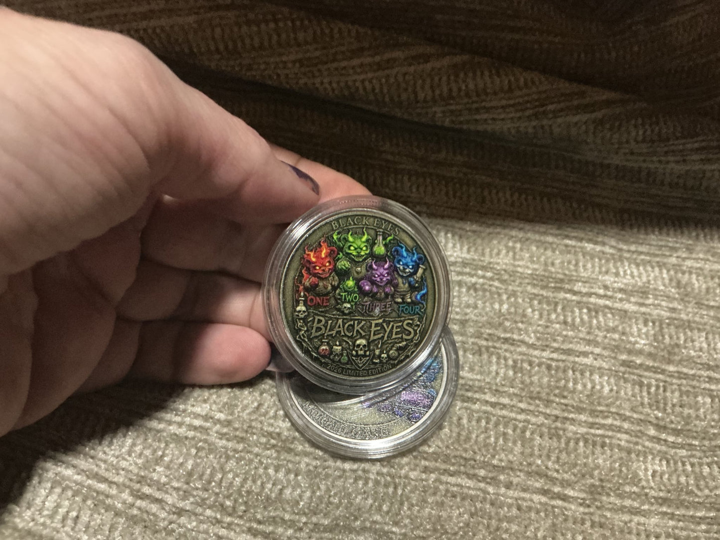 Morbid House Black Eyes 2026 limited Edition Coin 1/10