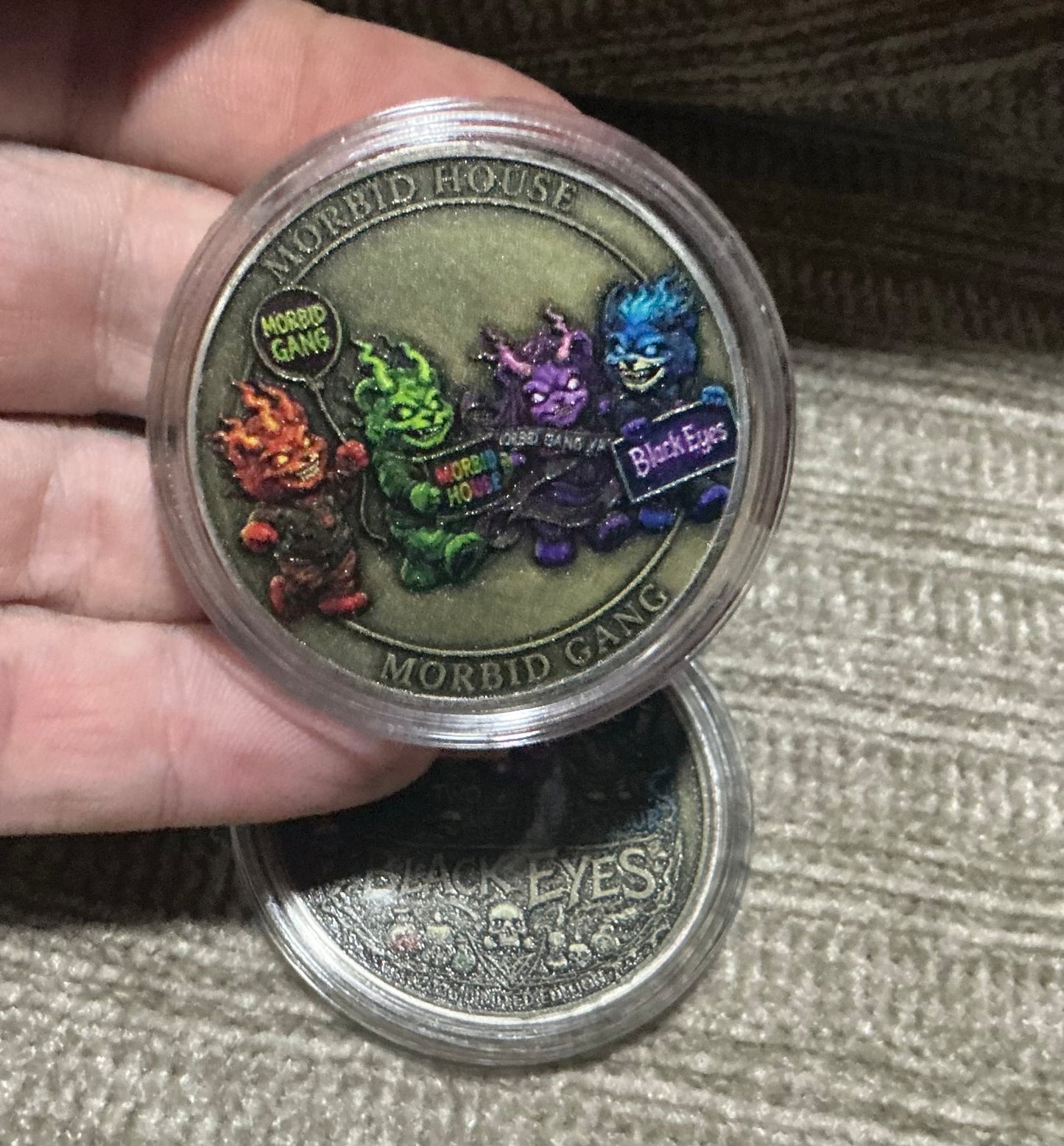 Morbid House Black Eyes 2026 limited Edition Coin 1/10