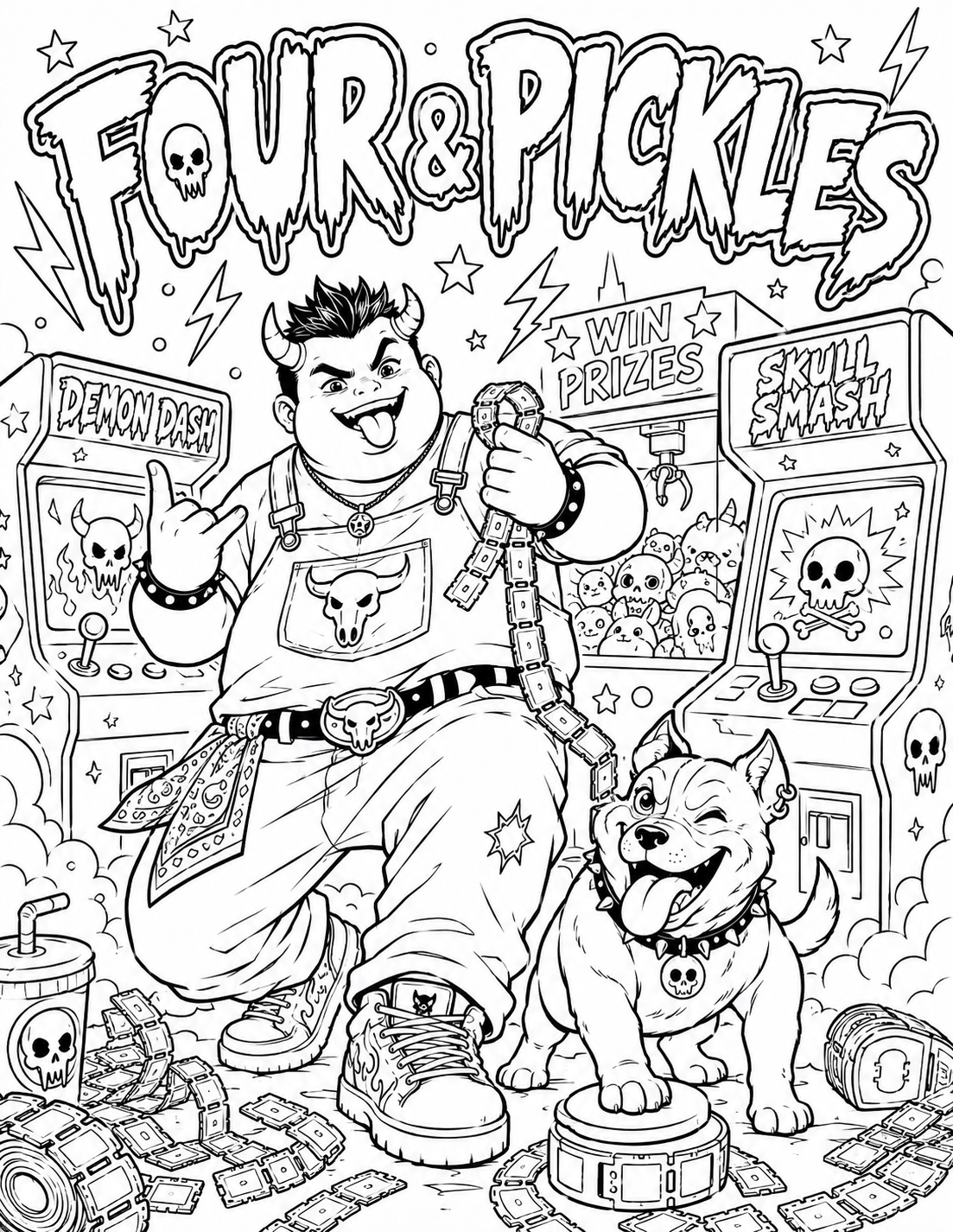 FREE Black Eyes Coloring Pages