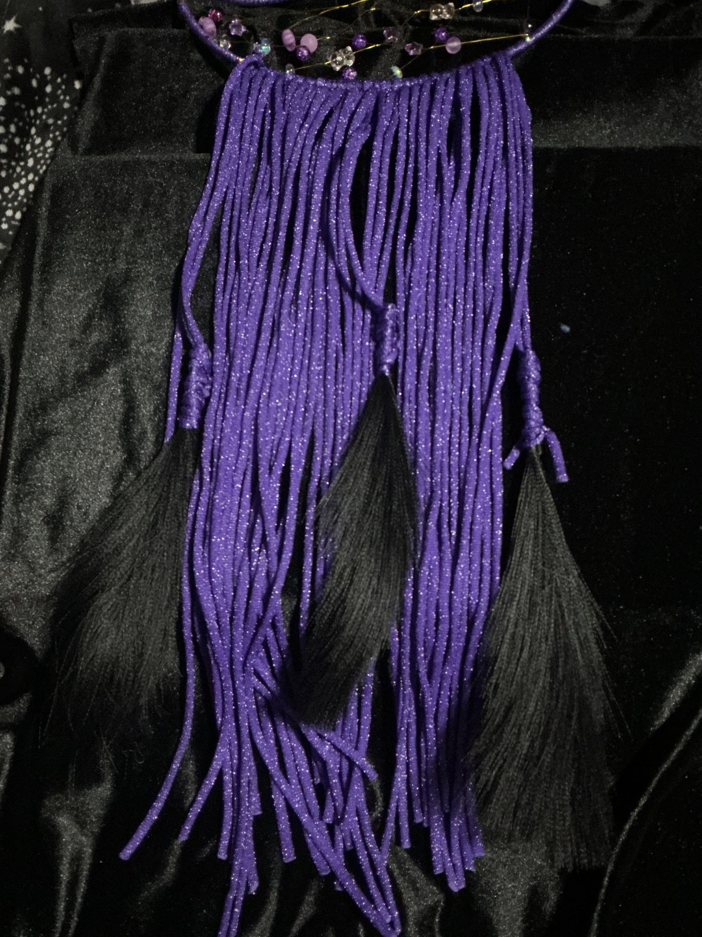 Purple THREE bear custom dreamcatcher 1/1