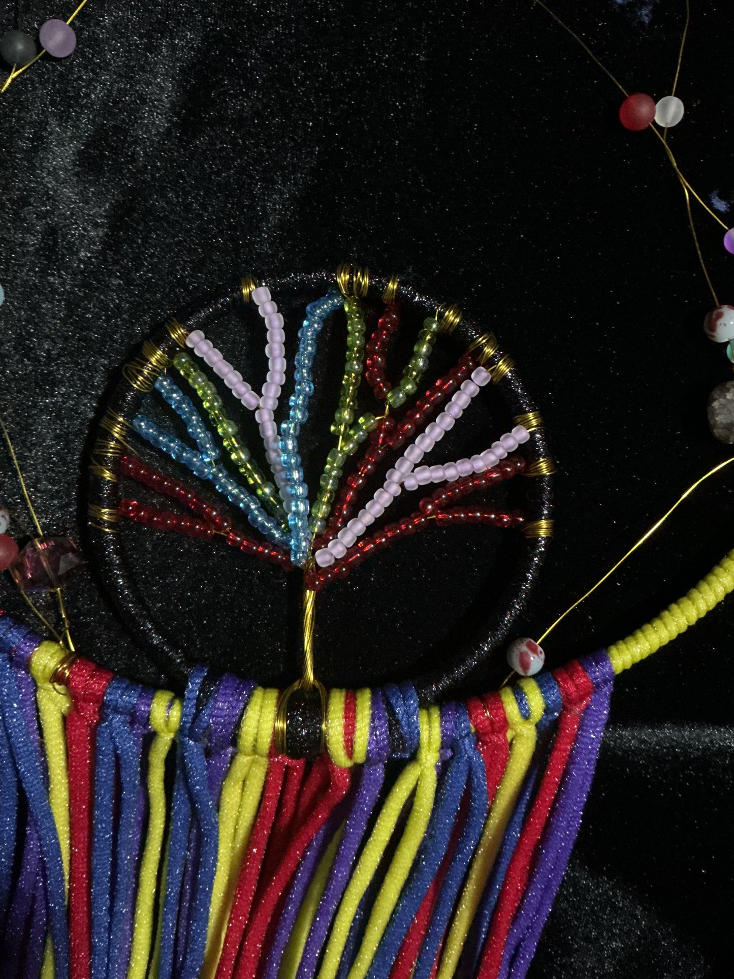 Black Eyes Family Tree custom 1/1 Dreamcatcher