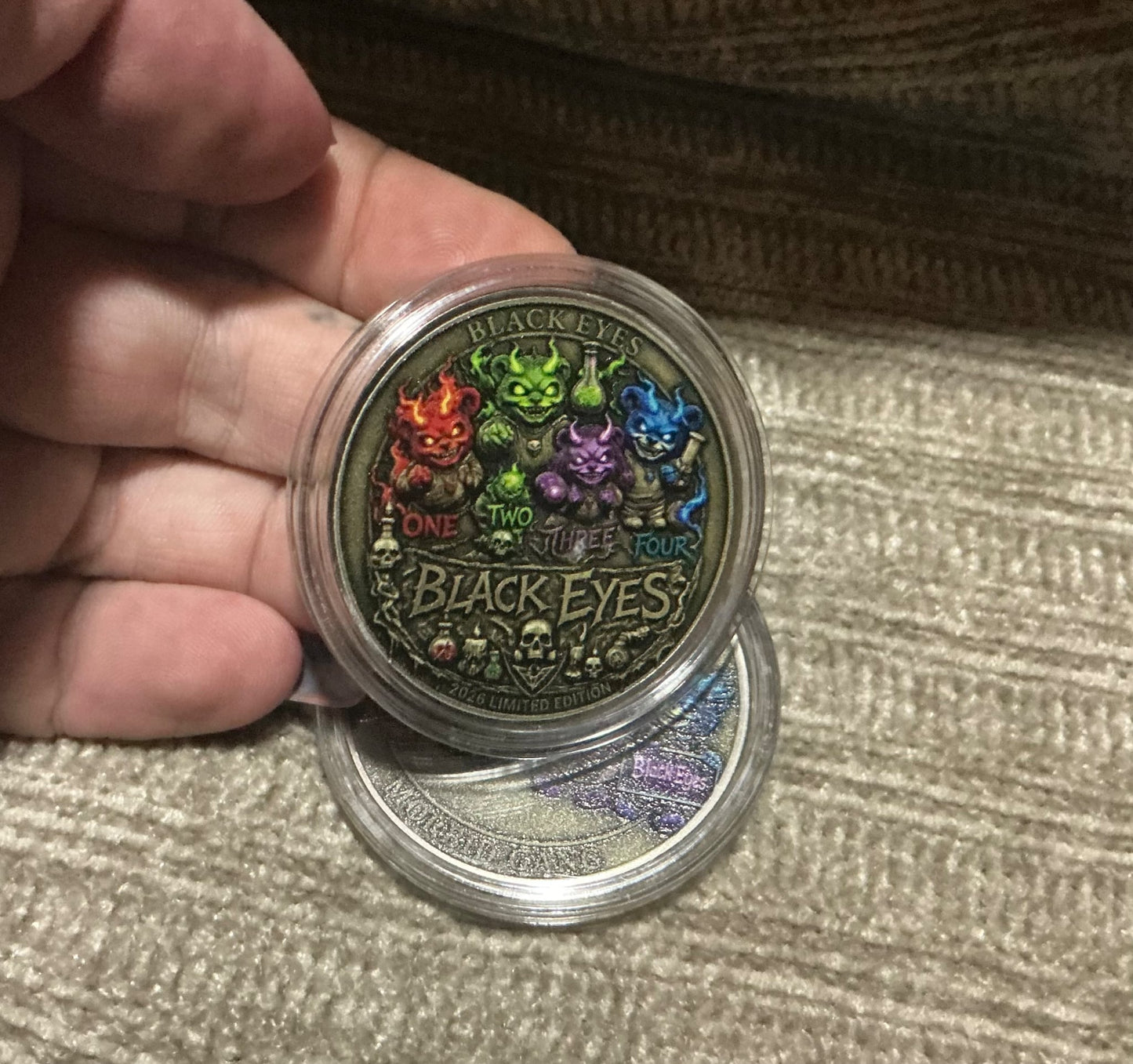 Morbid House Black Eyes 2026 limited Edition Coin 1/10