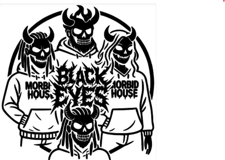 Black Eyes Four Demons Vinyl Decal