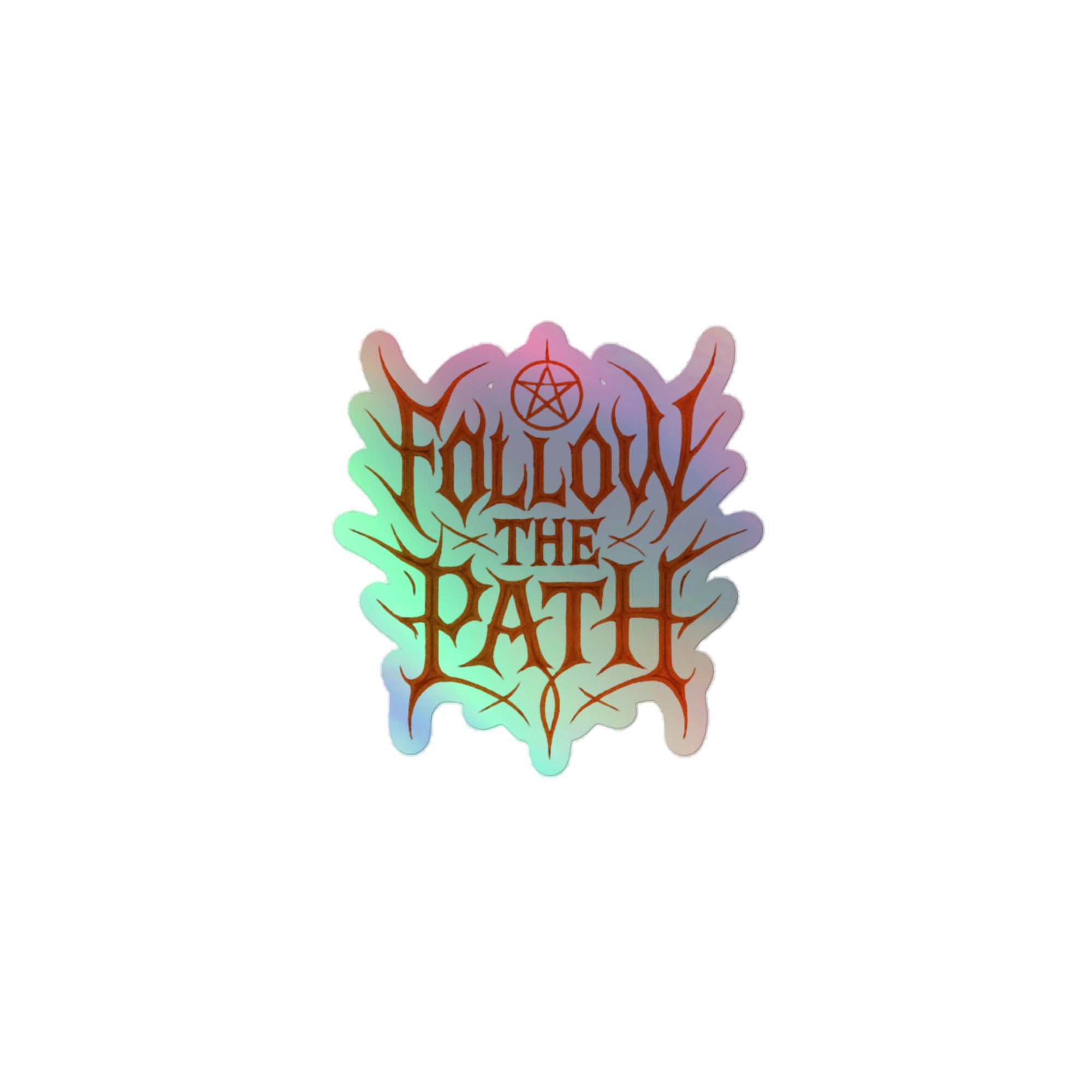Follow the path Holographic stickers – Morbid House